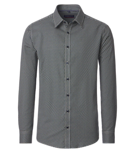 Langarmhemd - Kentkragen