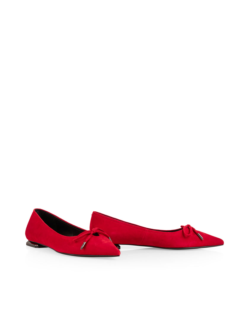 Velours-Ballerina - Schleife