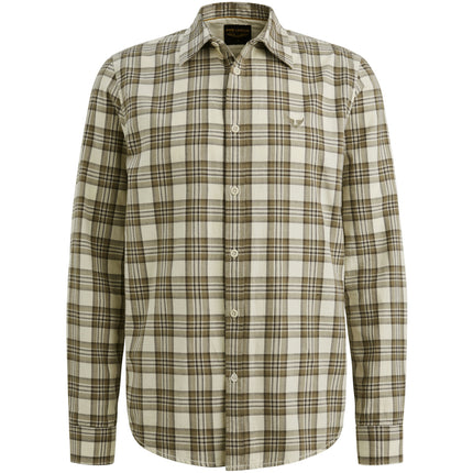 Langarmhemd - Herringbone Check