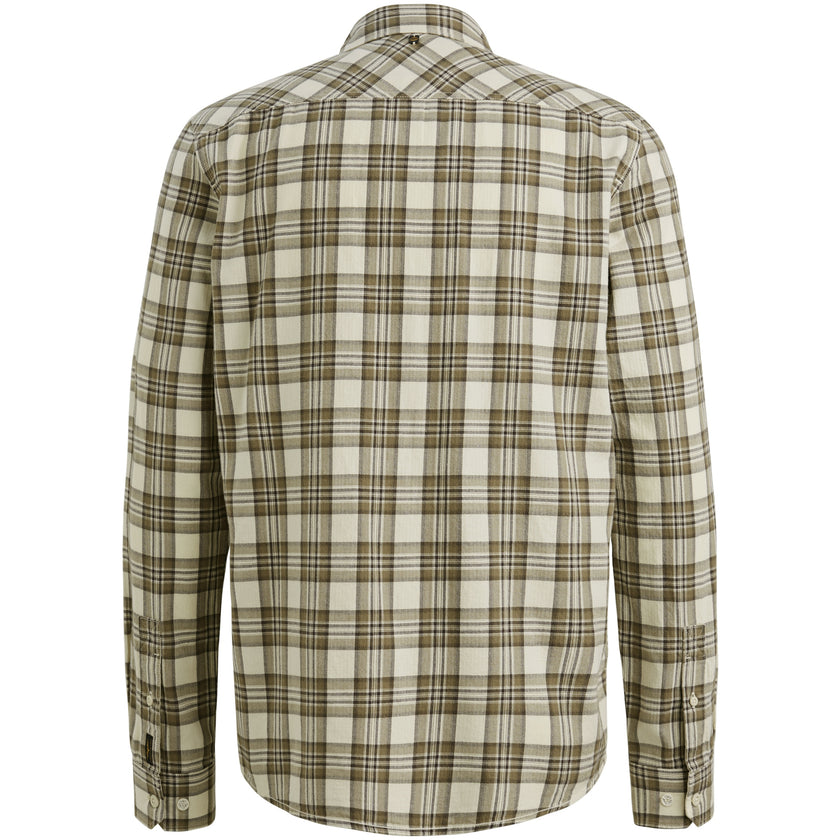 Langarmhemd - Herringbone Check