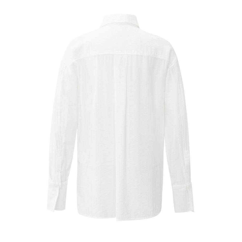 Hemdbluse - albtrennbarer Kragen