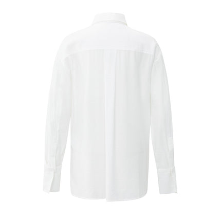 Hemdbluse - albtrennbarer Kragen