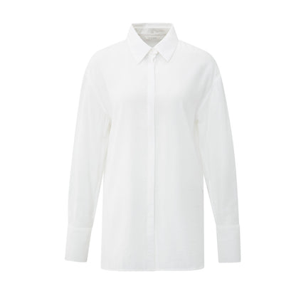 Hemdbluse - albtrennbarer Kragen