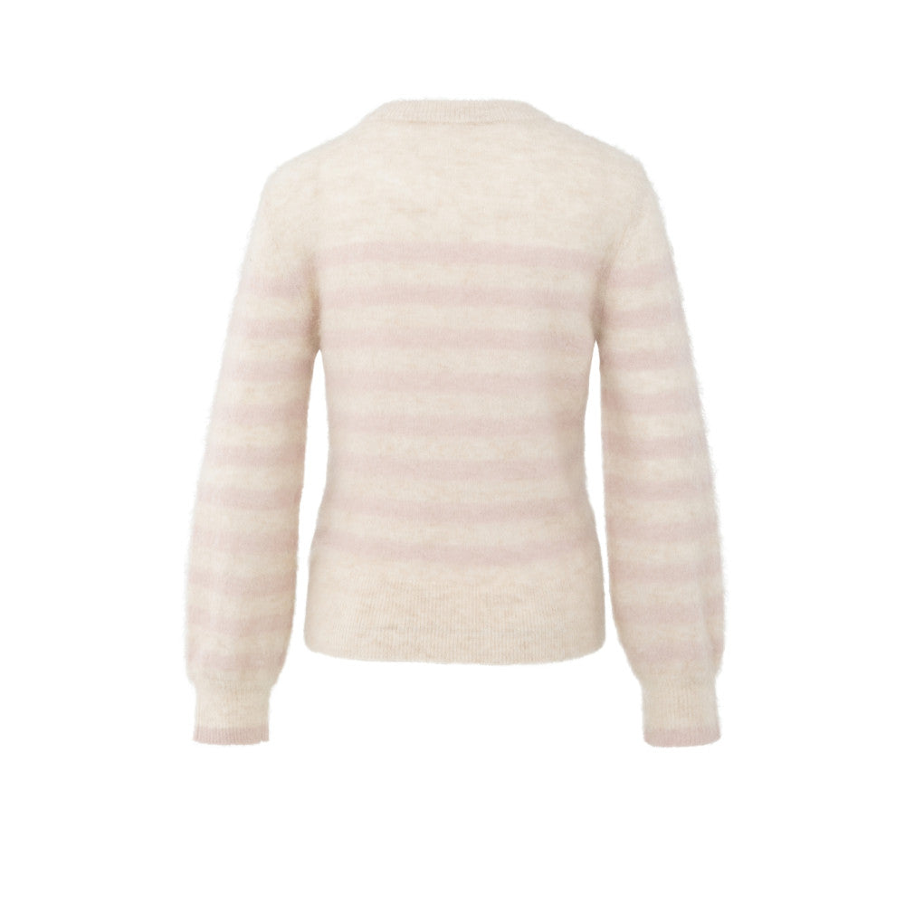 Gestreifter Pullover - Wollmix