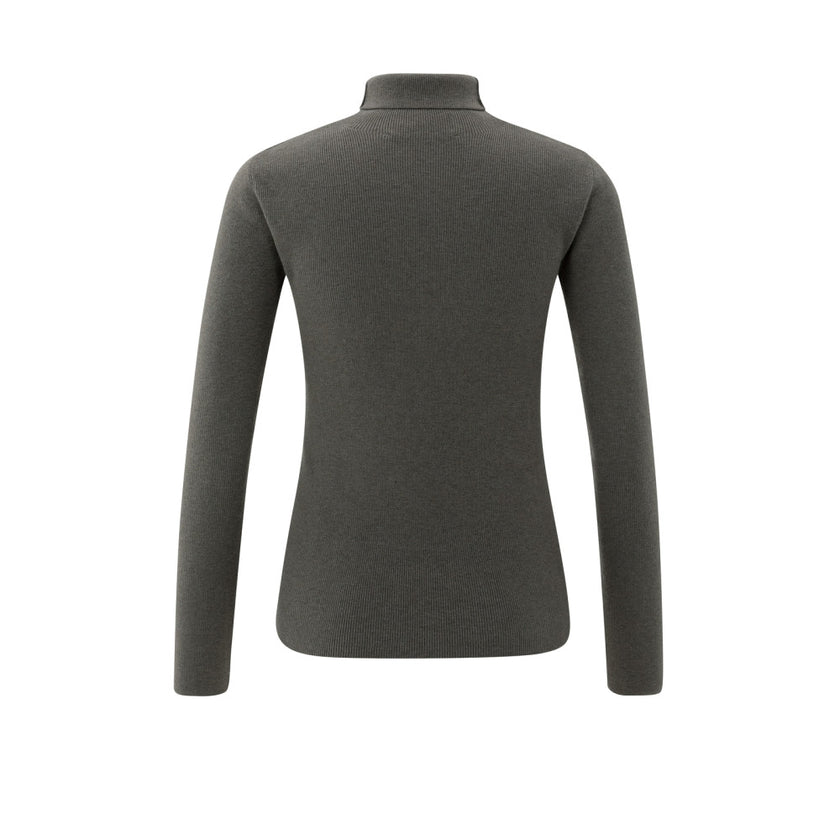 Langarmshirt - Rollkragen