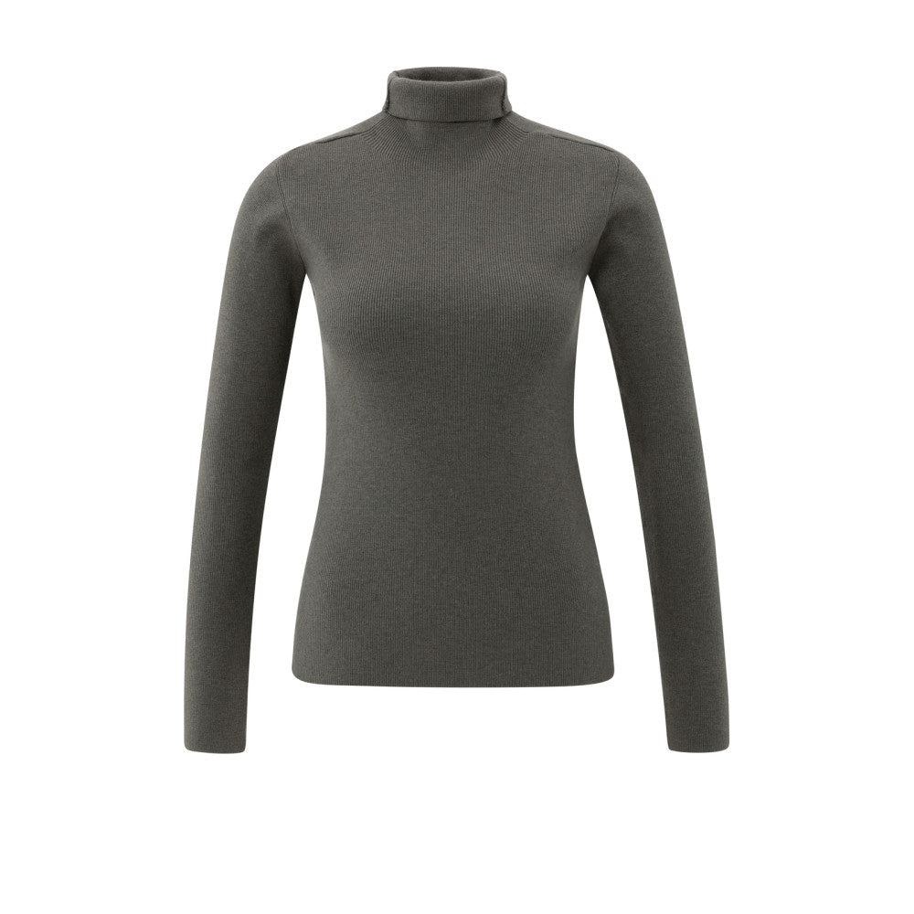 Langarmshirt - Rollkragen