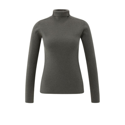 Langarmshirt - Rollkragen