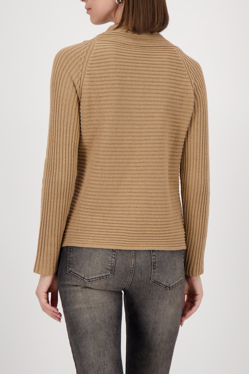 Pullover - Stehkragen