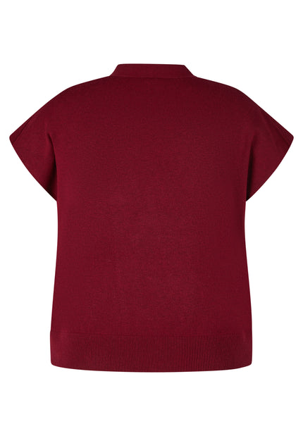 Strickweste - Red Glam