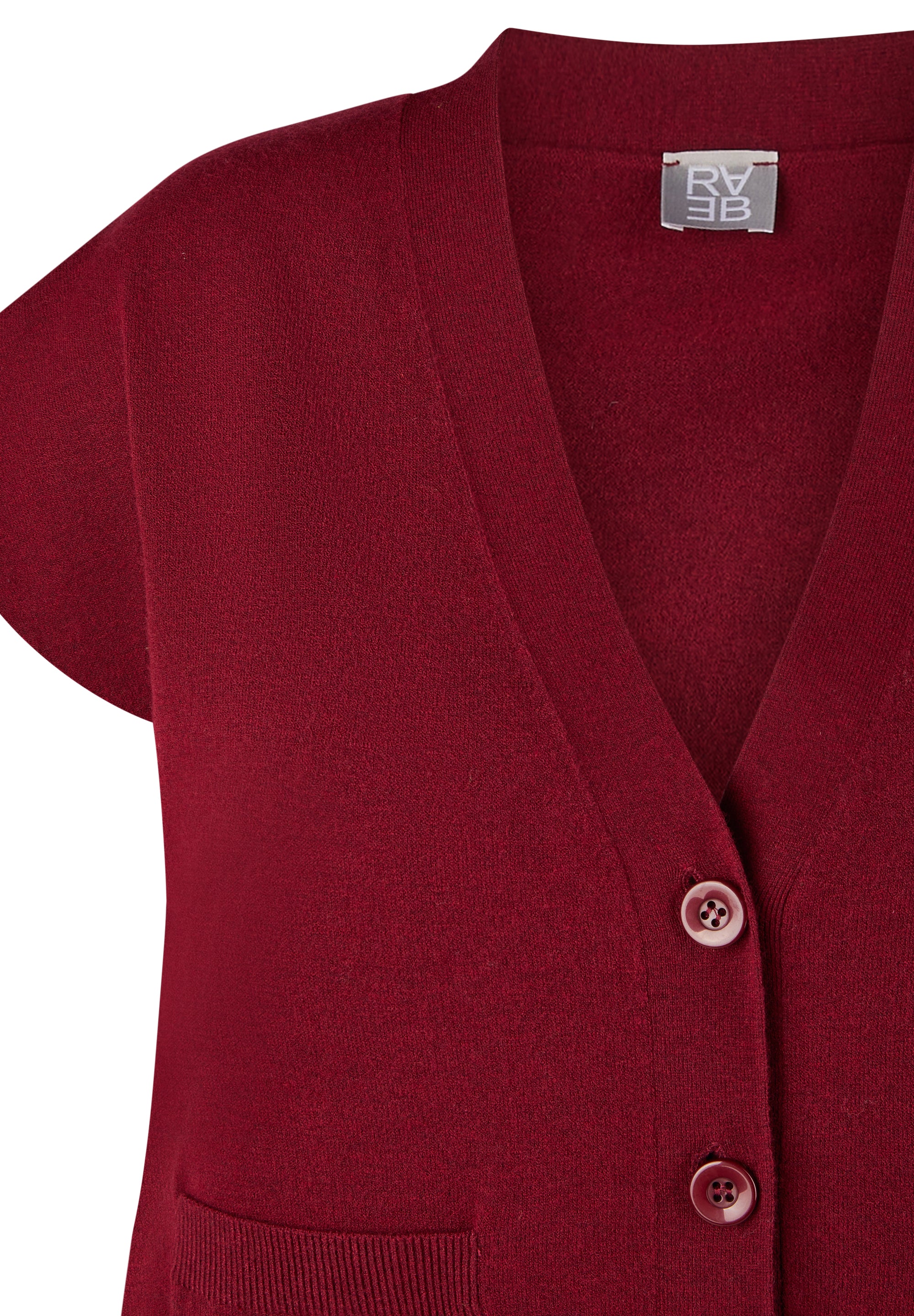 Strickweste - Red Glam