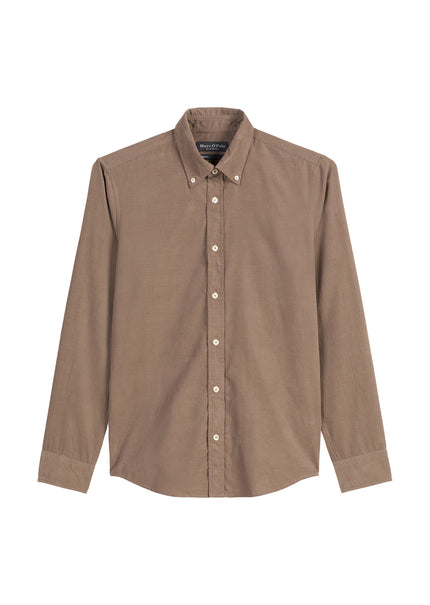 Langarmhemd - Button Down Kragen