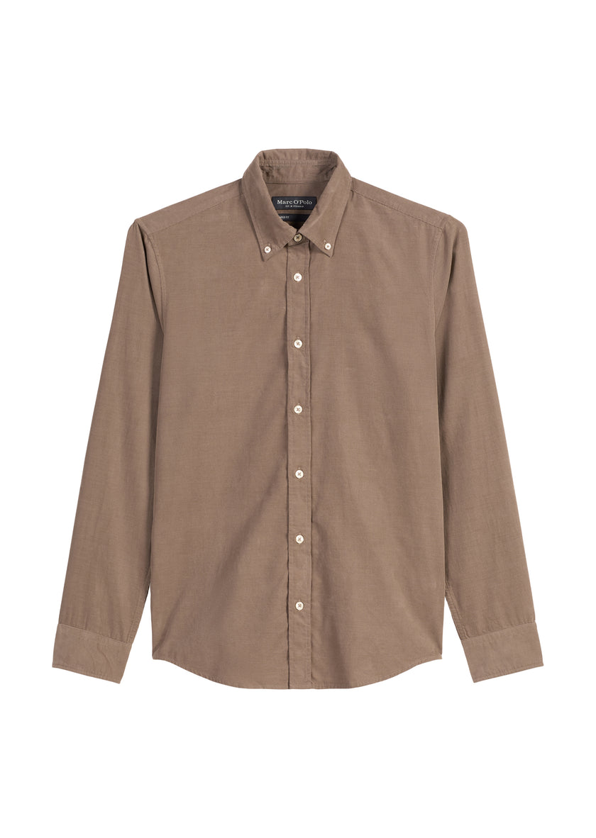 Langarmhemd - Button Down Kragen