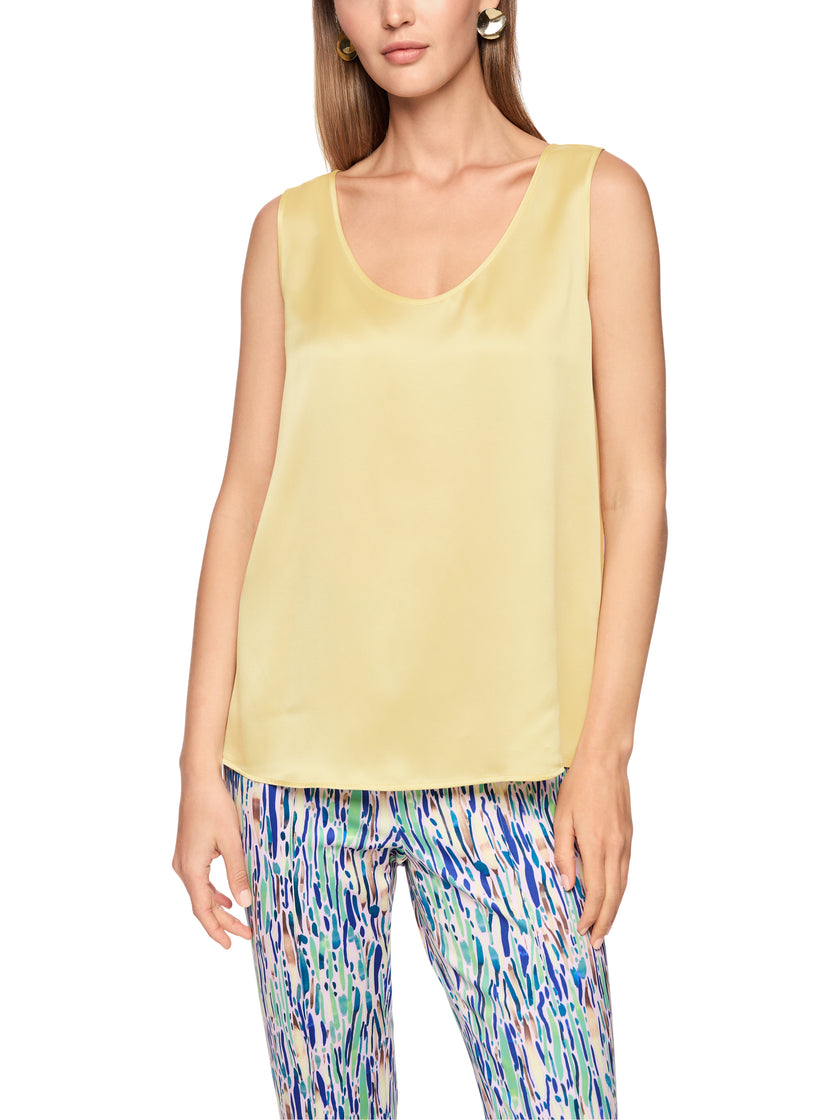 Seidentop - Rundhalsausschnitt