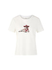 Baumwollshirt - Leopard-Motiv