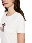 Baumwollshirt - Leopard-Motiv