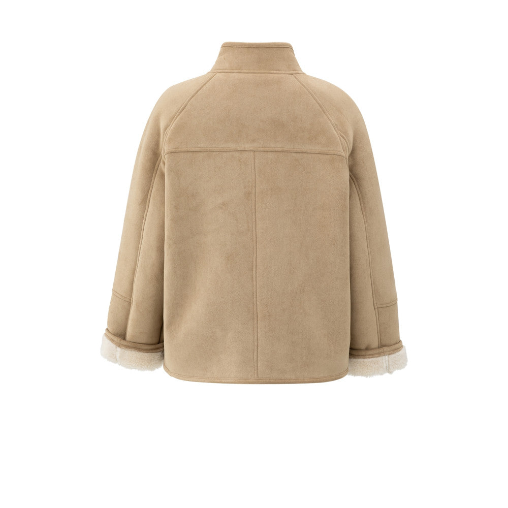 Jacke -  Lammfelloptik