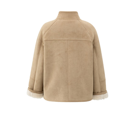 Jacke -  Lammfelloptik