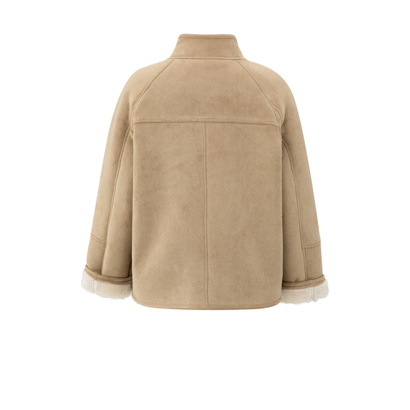 Jacke -  Lammfelloptik