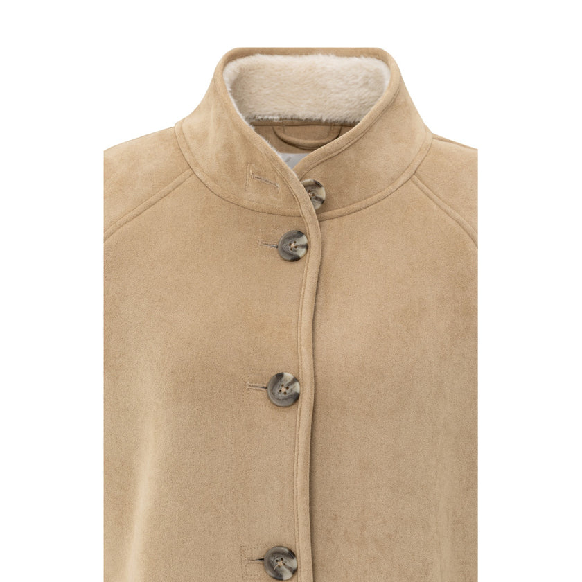 Jacke -  Lammfelloptik