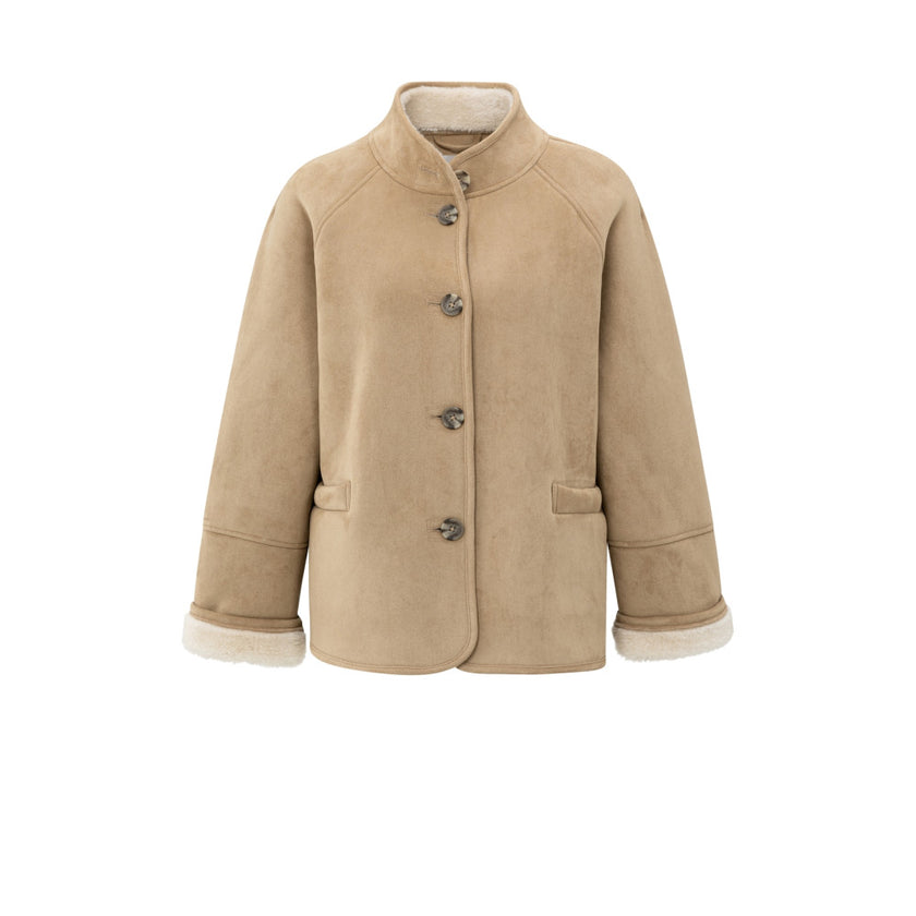 Jacke -  Lammfelloptik