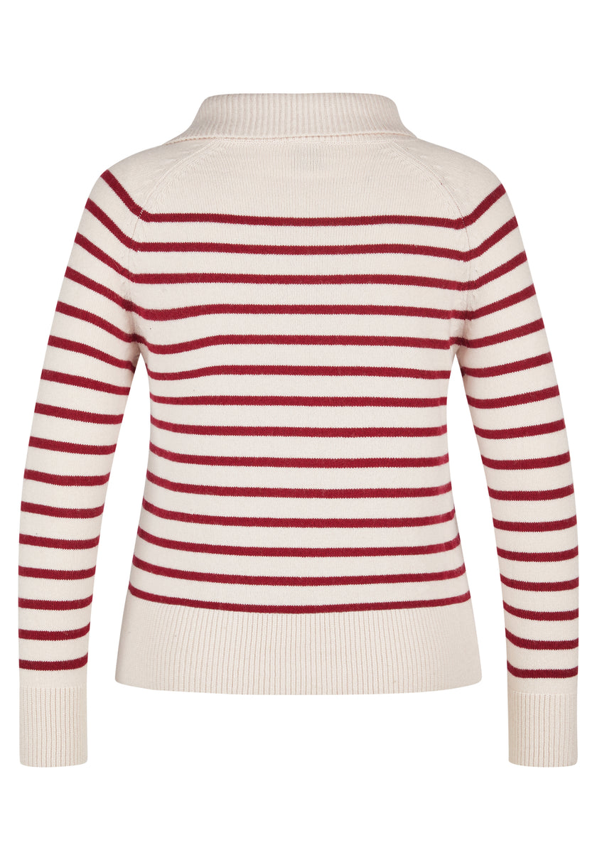 Feinstrickpullover - Red Glam-