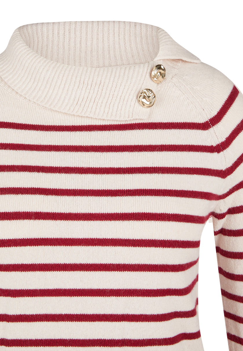 Feinstrickpullover - Red Glam-