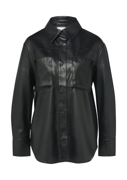 Overshirt - Lederimitat