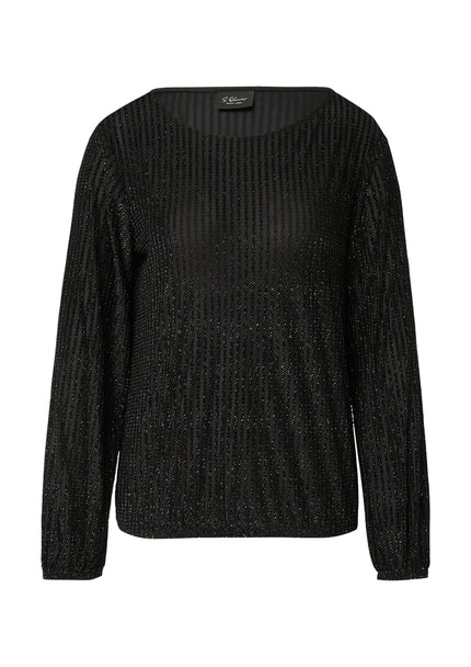 Langarmshirt - Lurex