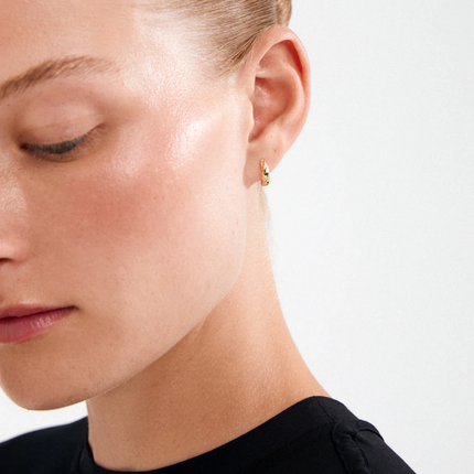 Hoop-Ohrringe -TAFFY- vergoldet