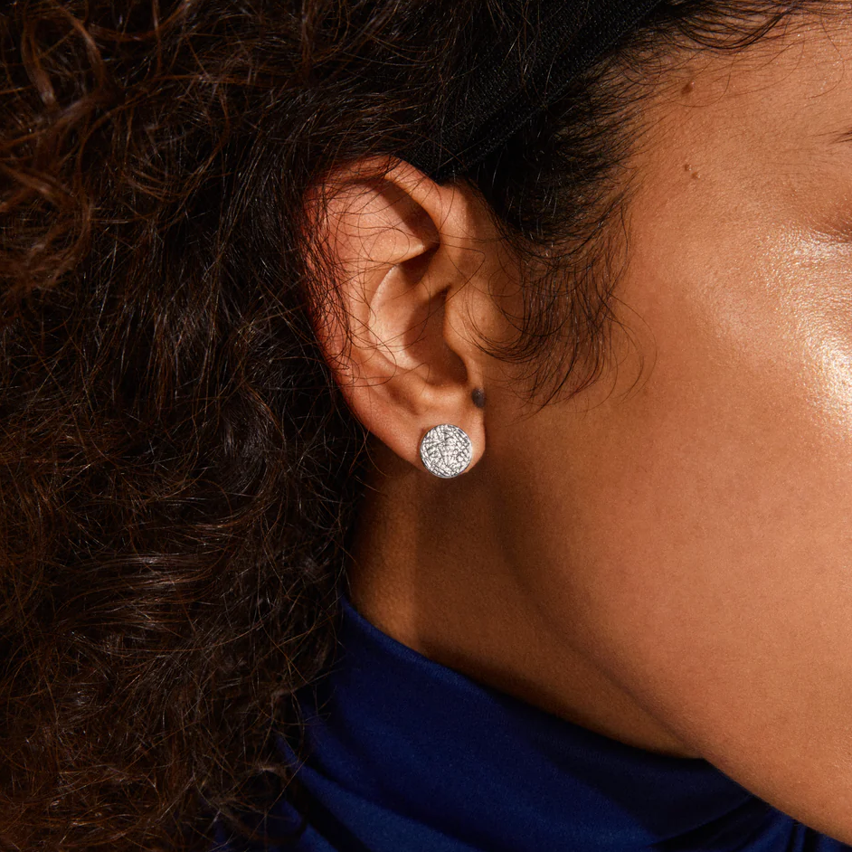 Rustikale Ohrringe -WYNONNA- versilbert