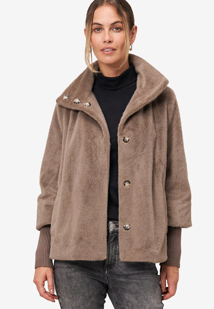 Jacke - Teddyplüsch