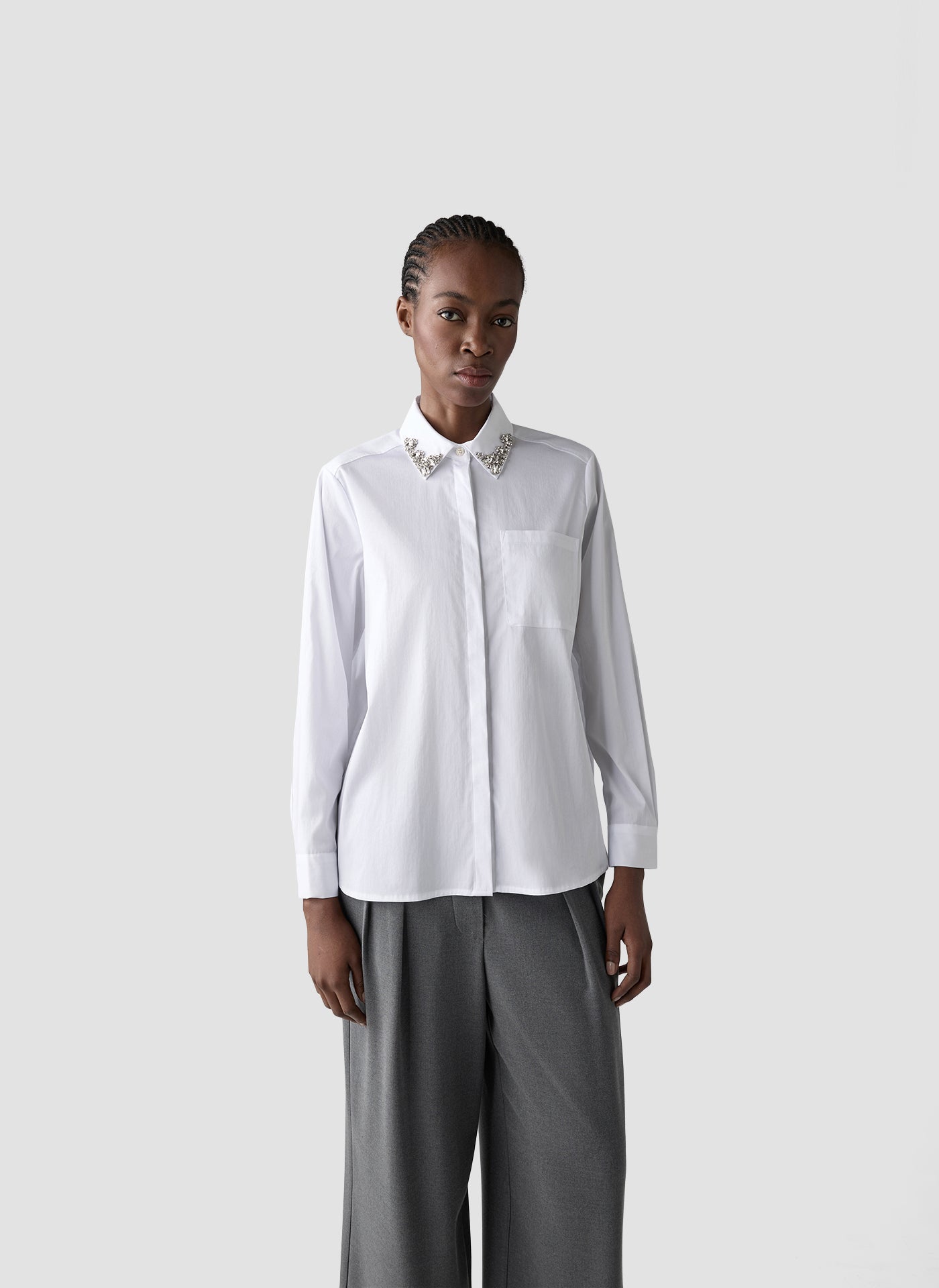 Bluse - Bordeaux Glow