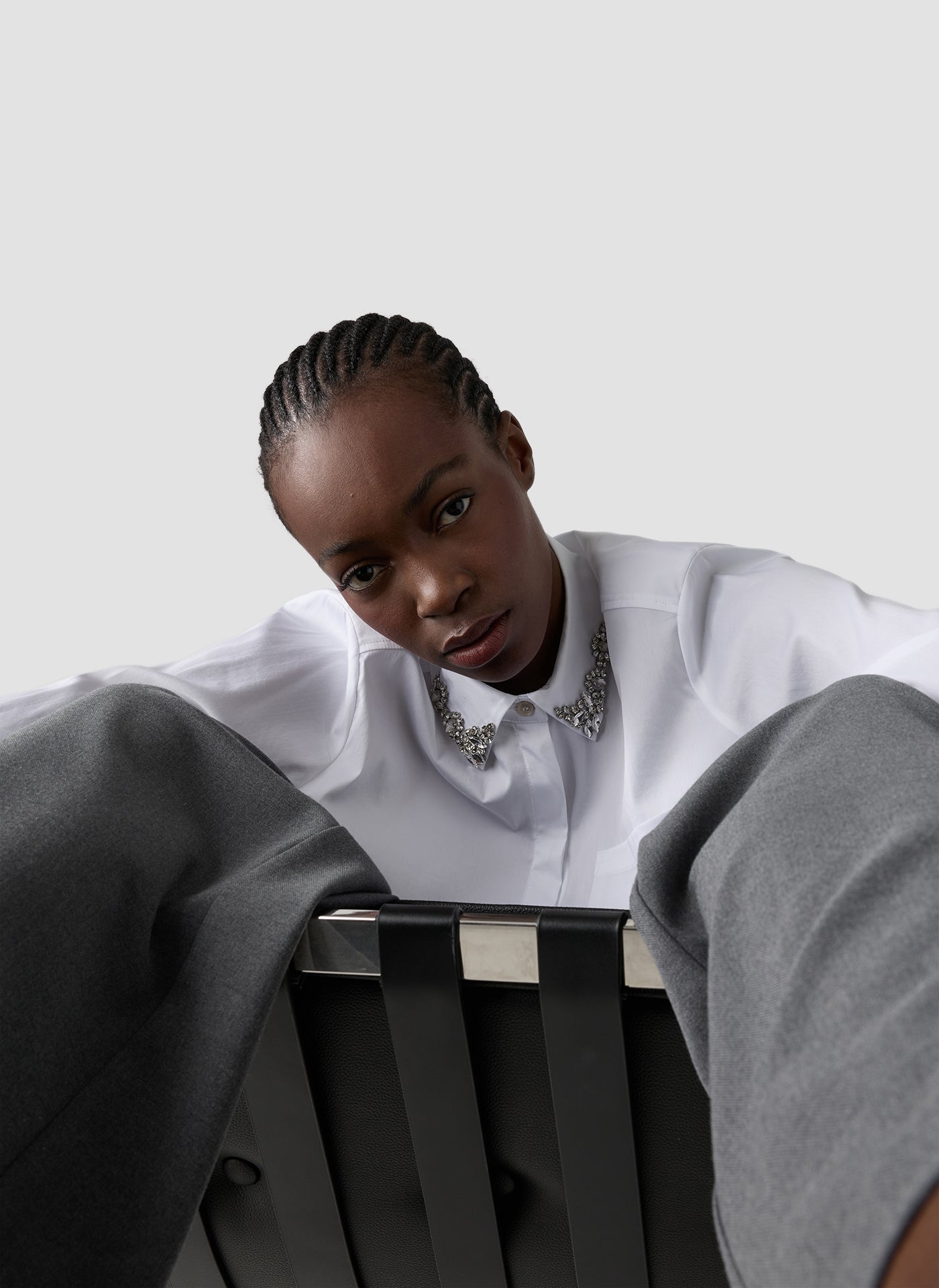 Bluse - Bordeaux Glow