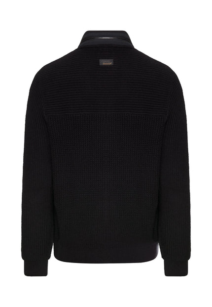 Strickjacke - Kapuze