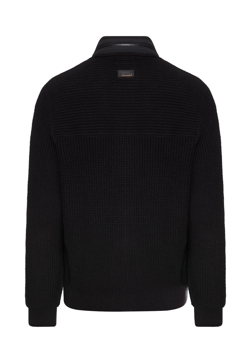 Strickjacke - Kapuze