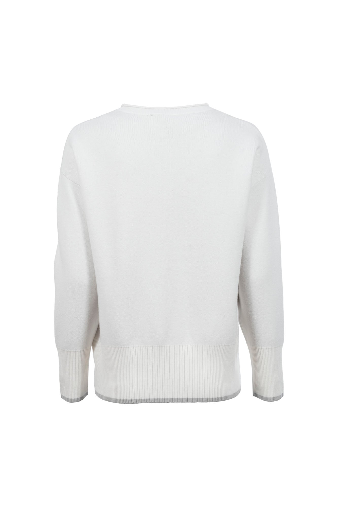 Strickpullover - Schriftzug