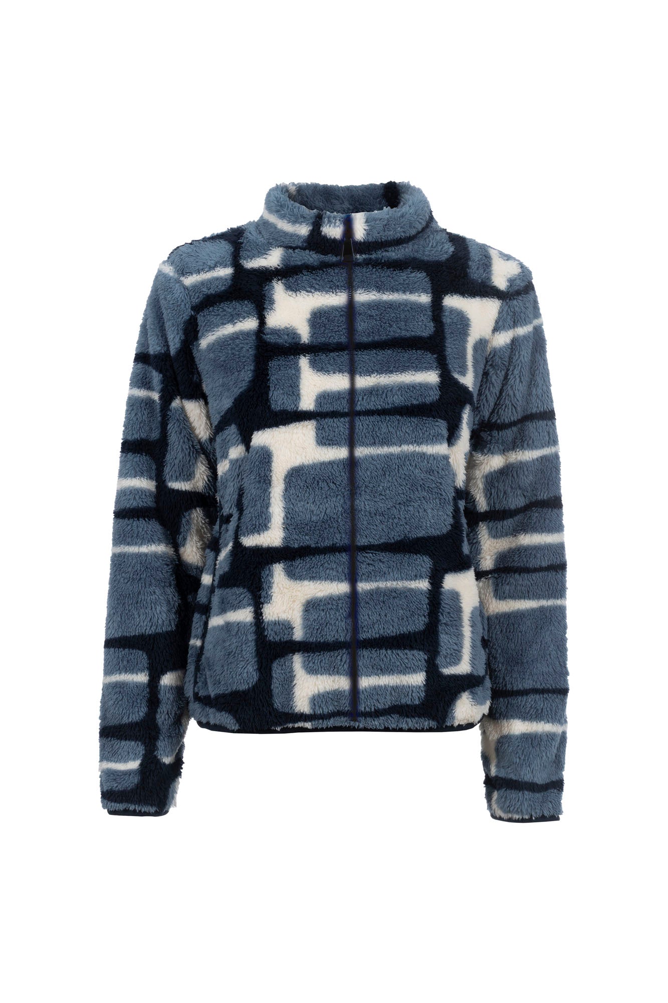 Fleecejacke - Allover-Muster