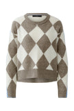 Pullover- Rautenmuster