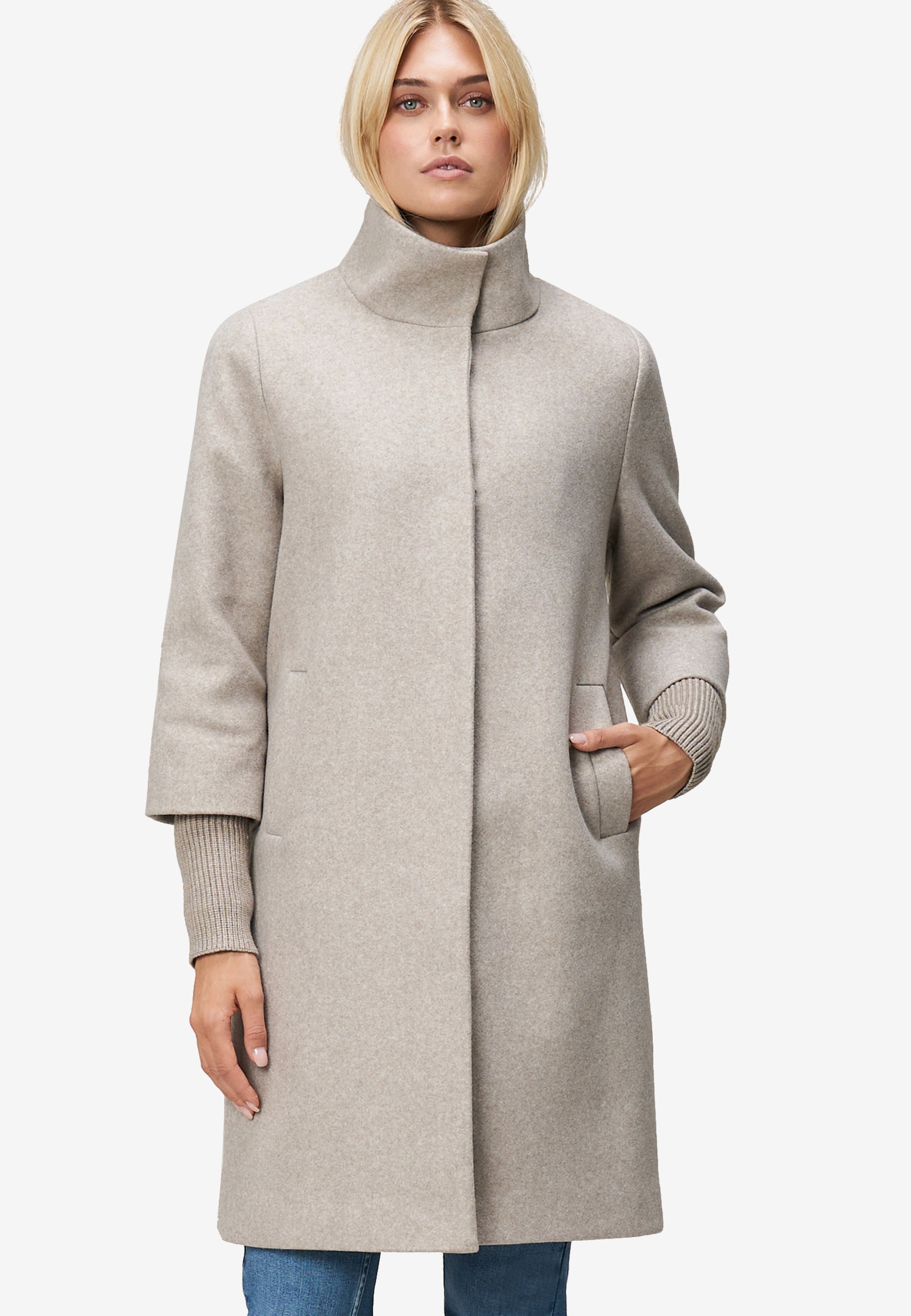 Mantel - Wolloptik