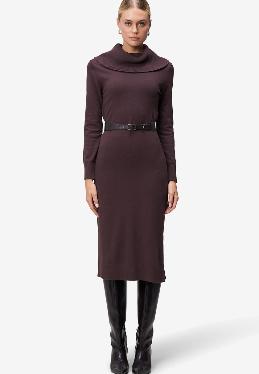 Strickkleid - Gürtel
