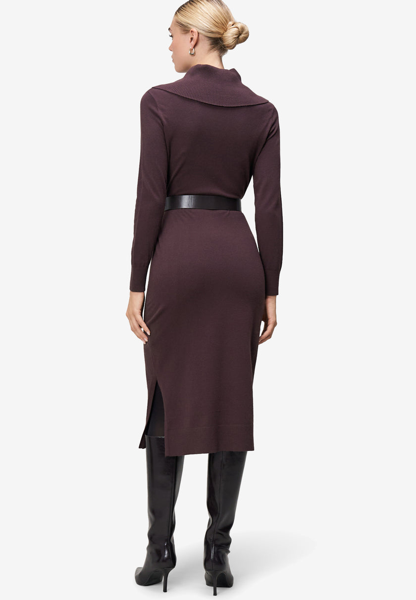 Strickkleid - Gürtel