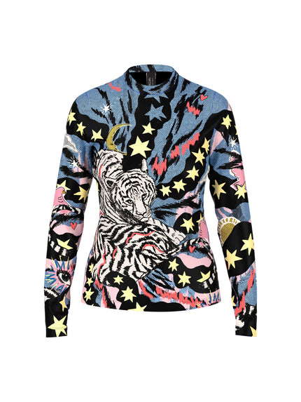 Langarmshirt - Comic Print