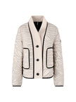 Steppjacke - Strick-Detail