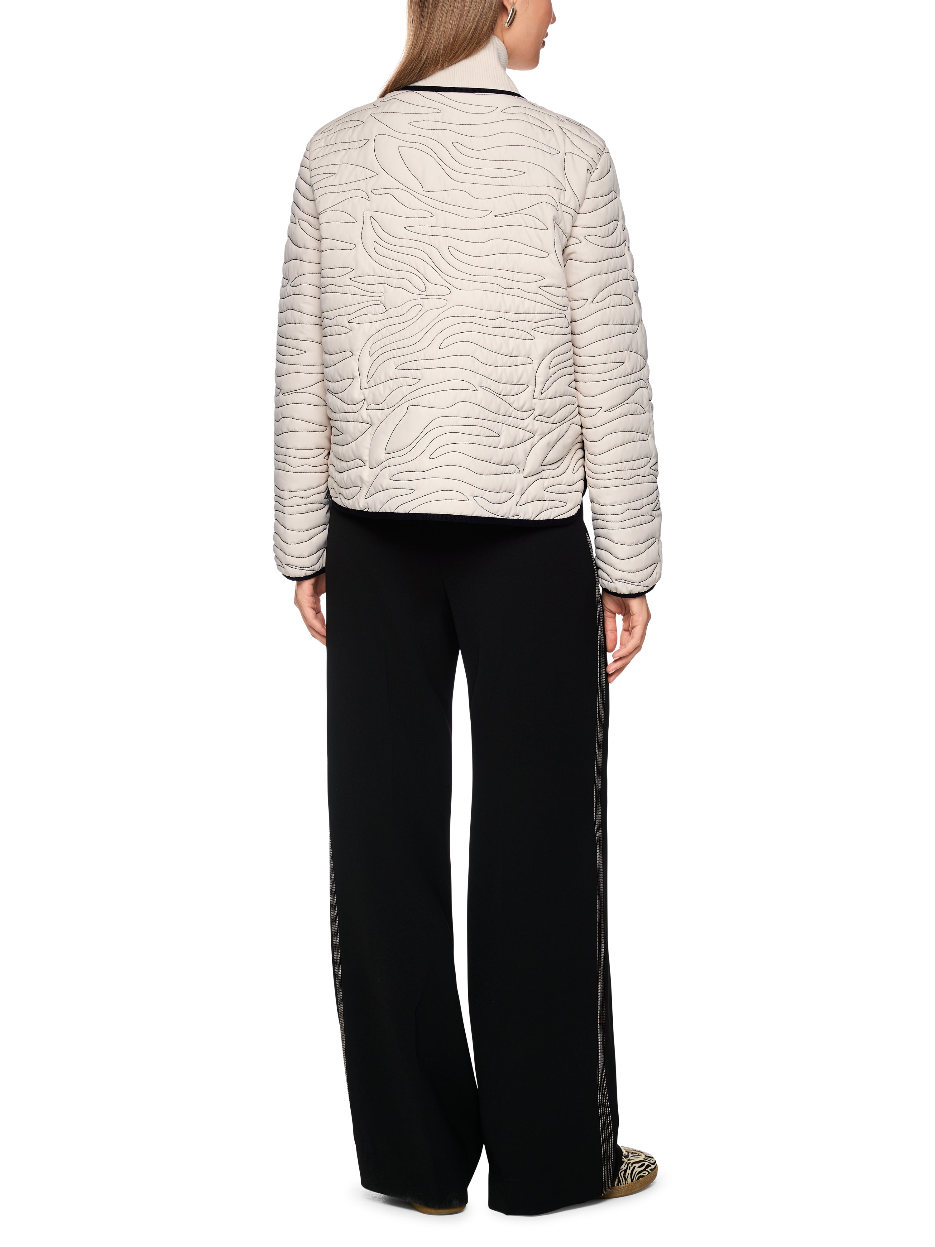 Steppjacke - Strick-Detail