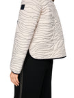Steppjacke - Strick-Detail
