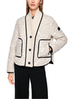 Steppjacke - Strick-Detail