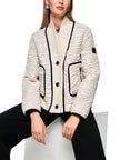 Steppjacke - Strick-Detail