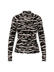 Mesh-Shirt - Animal Print