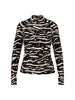 Mesh-Shirt - Animal Print