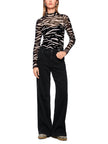 Mesh-Shirt - Animal Print